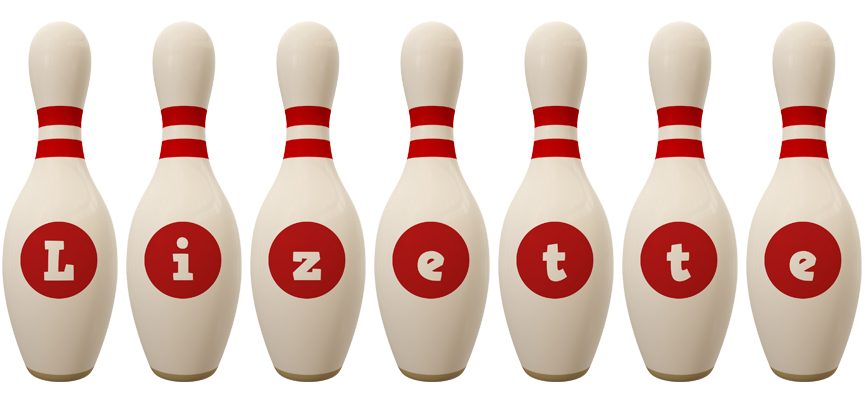 Lizette bowling-pin logo