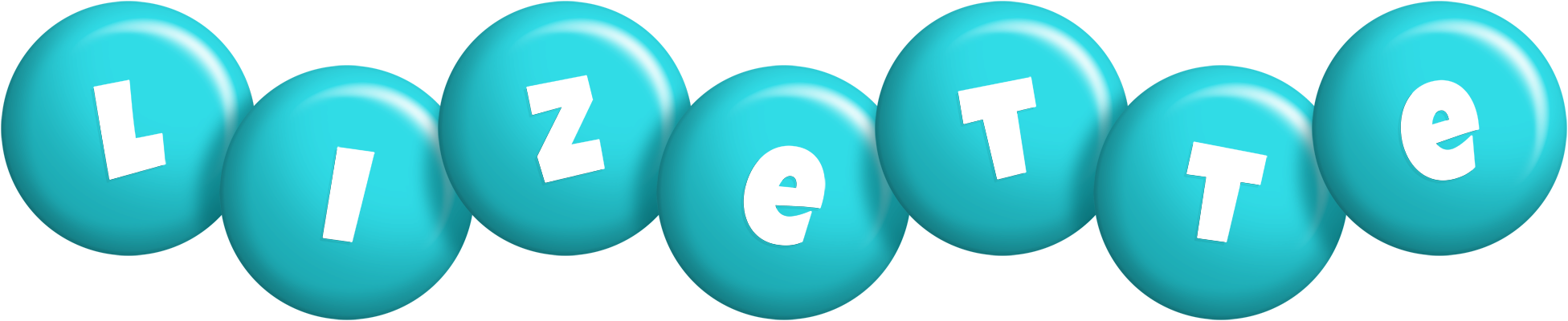 Lizette candy-azur logo