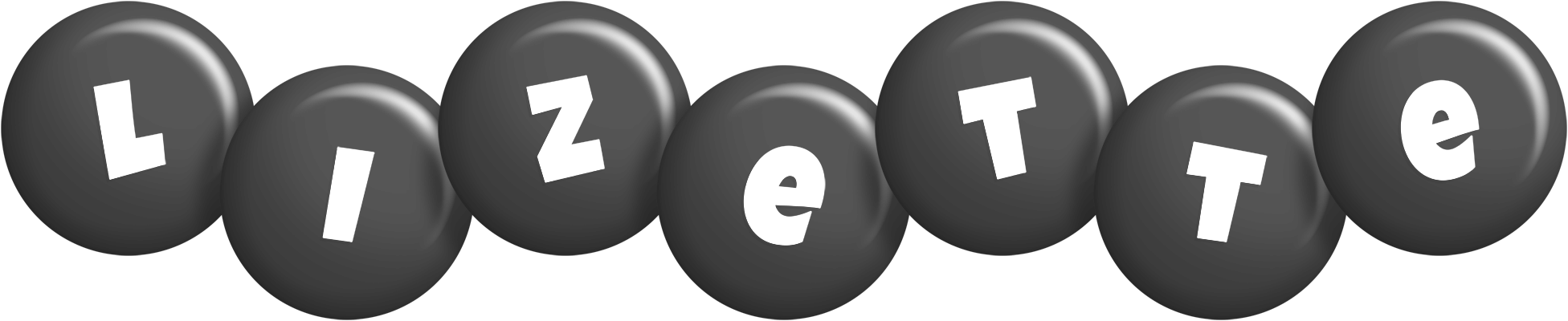 Lizette candy-black logo