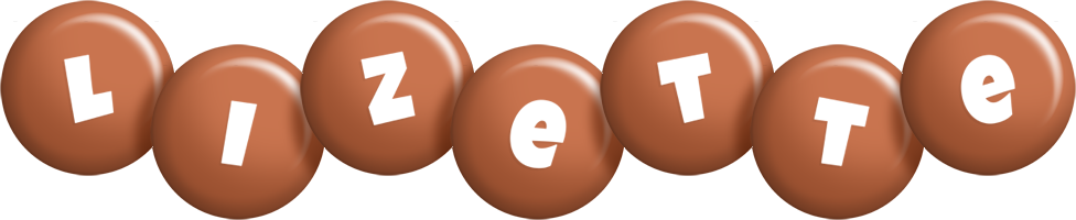 Lizette candy-brown logo