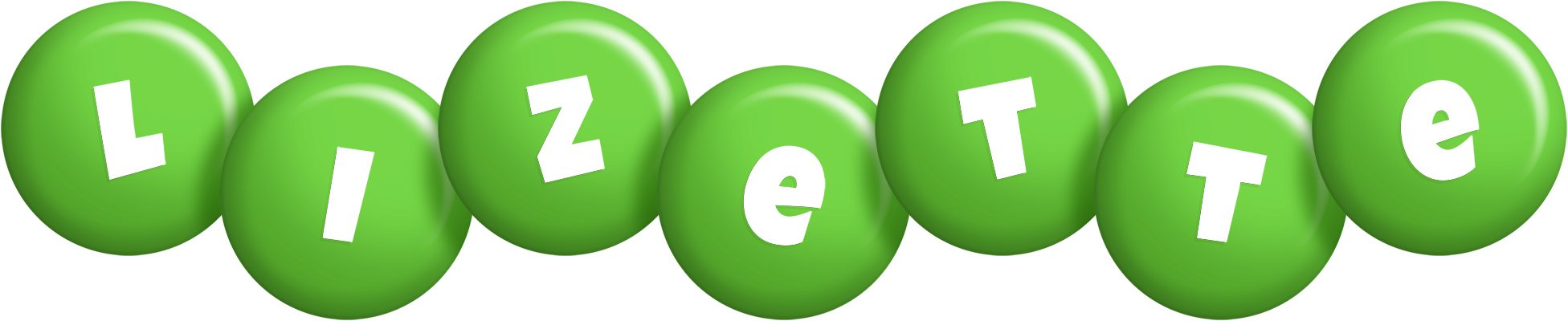 Lizette candy-green logo