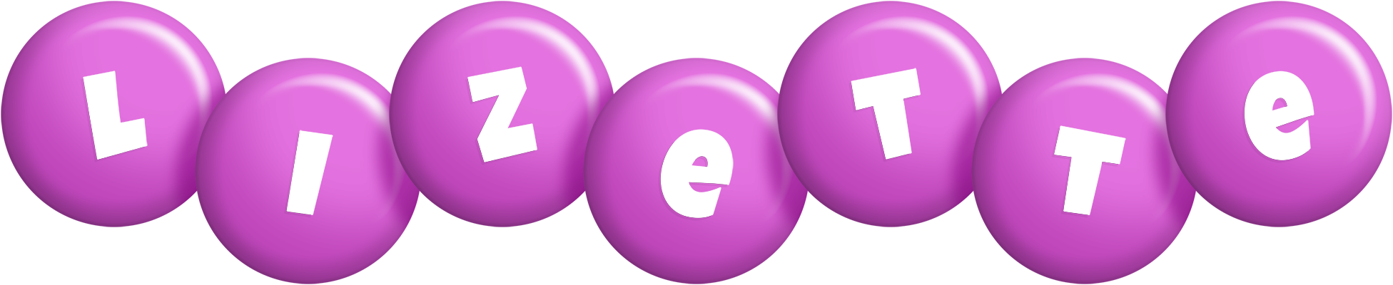 Lizette candy-purple logo