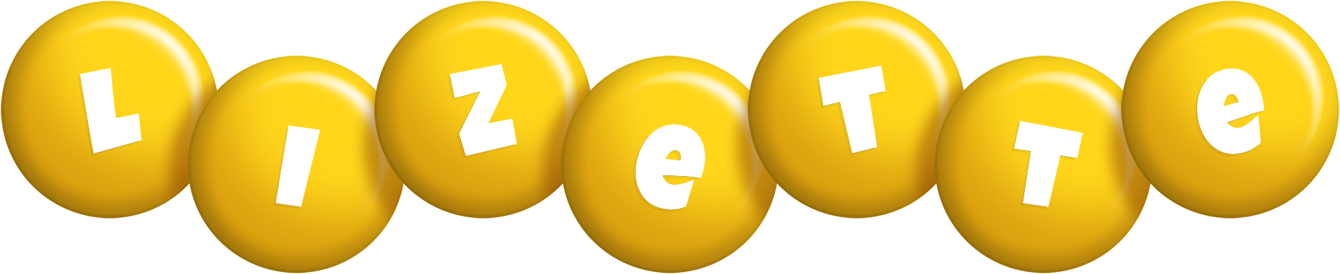 Lizette candy-yellow logo