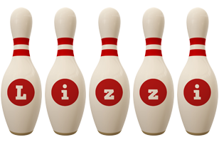 Lizzi bowling-pin logo