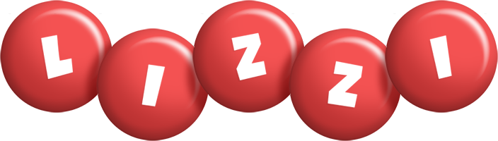 Lizzi candy-red logo