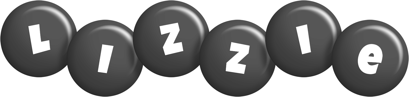 Lizzie candy-black logo