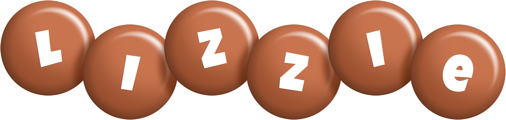 Lizzie candy-brown logo