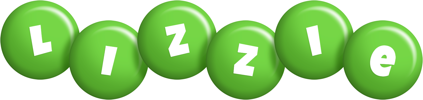 Lizzie candy-green logo