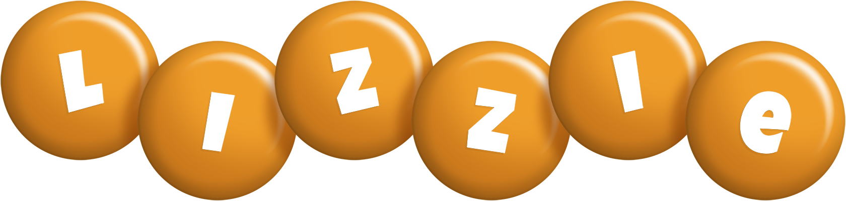 Lizzie candy-orange logo