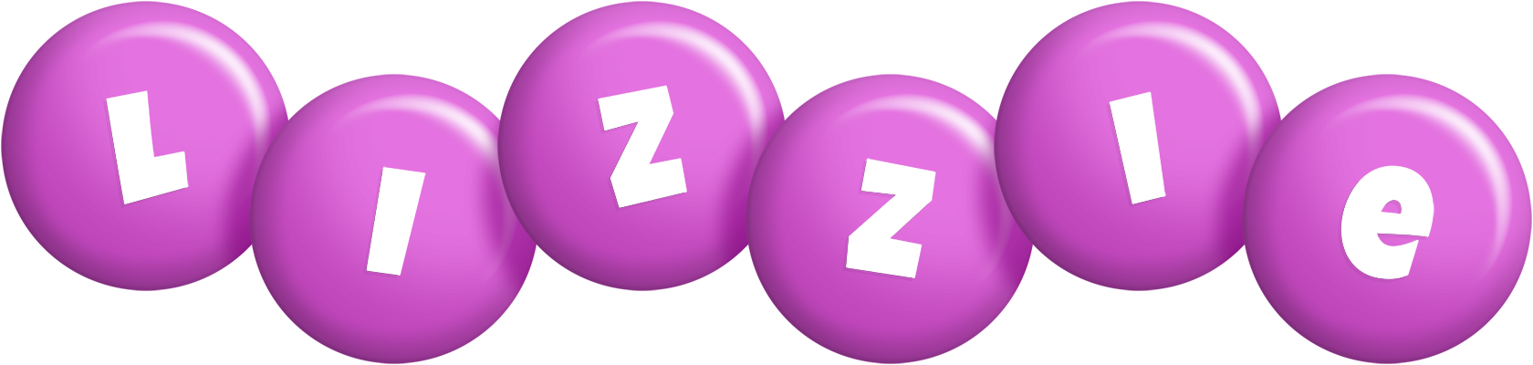Lizzie candy-purple logo