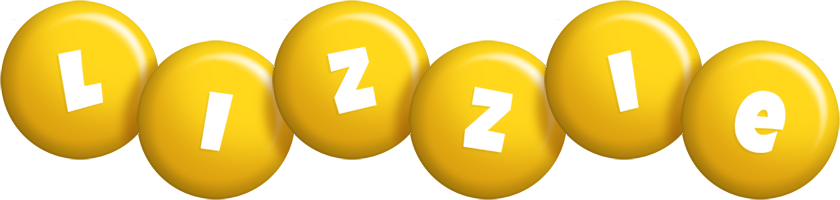 Lizzie candy-yellow logo