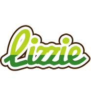 Lizzie golfing logo