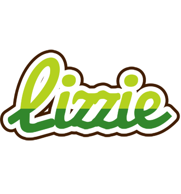 Lizzie golfing logo