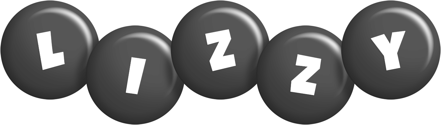 Lizzy candy-black logo