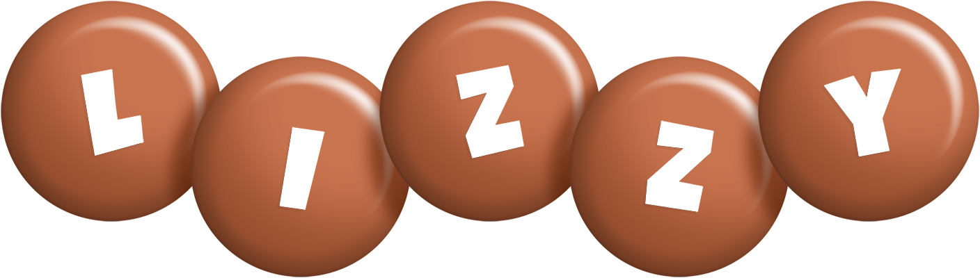 Lizzy candy-brown logo