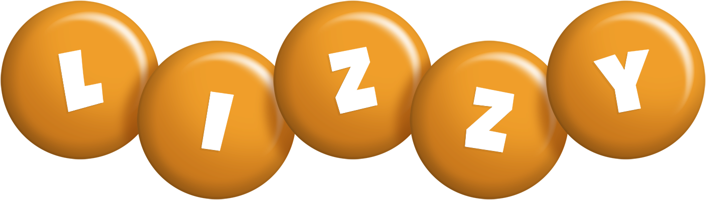 Lizzy candy-orange logo