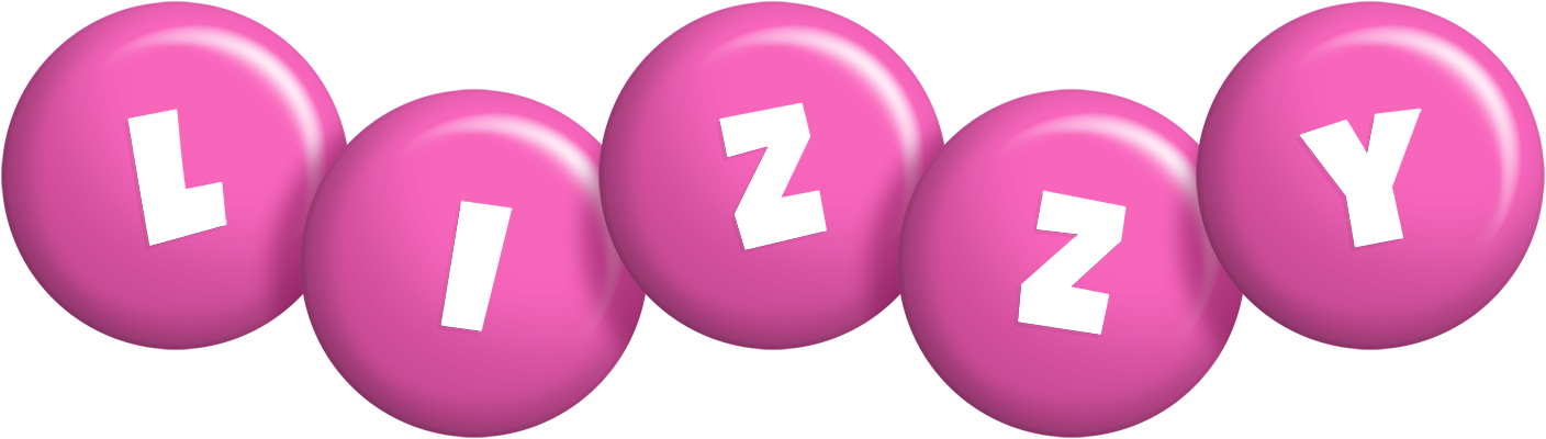 Lizzy candy-pink logo