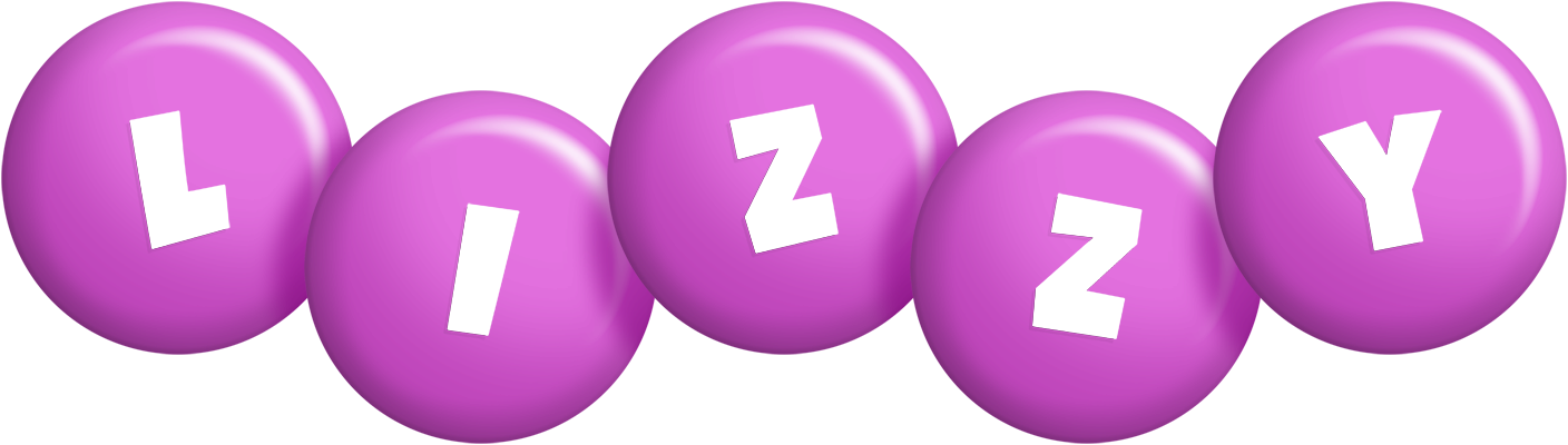 Lizzy candy-purple logo
