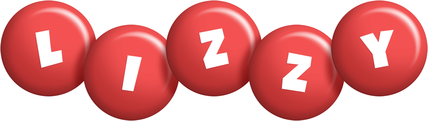Lizzy candy-red logo