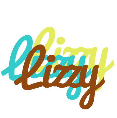 Lizzy cupcake logo