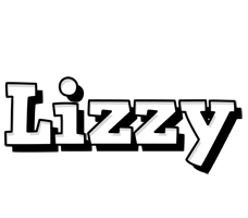 Lizzy snowing logo
