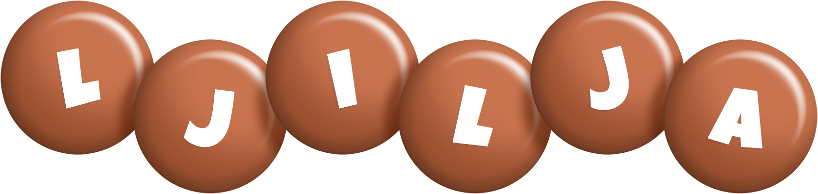 Ljilja candy-brown logo