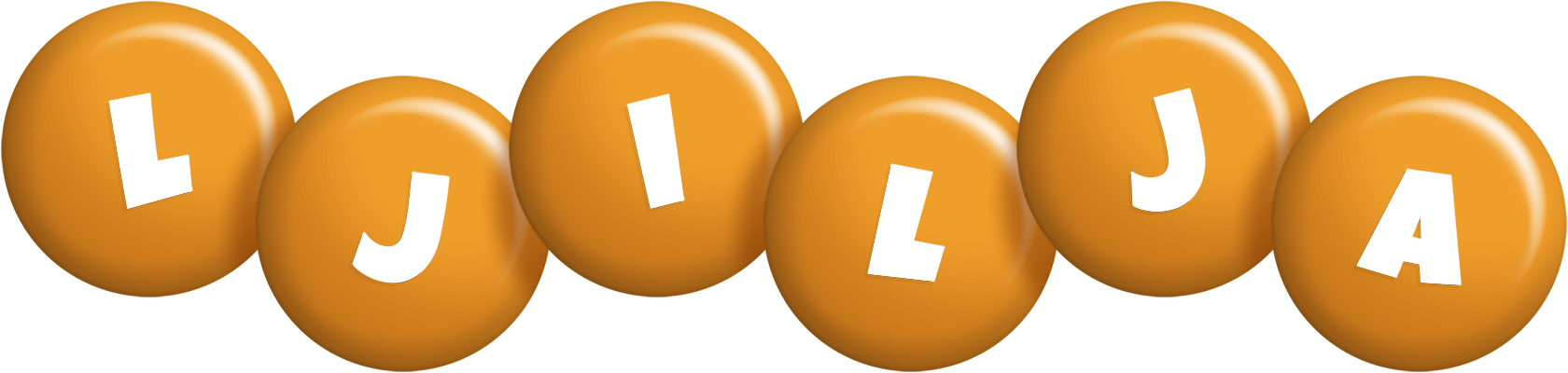 Ljilja candy-orange logo