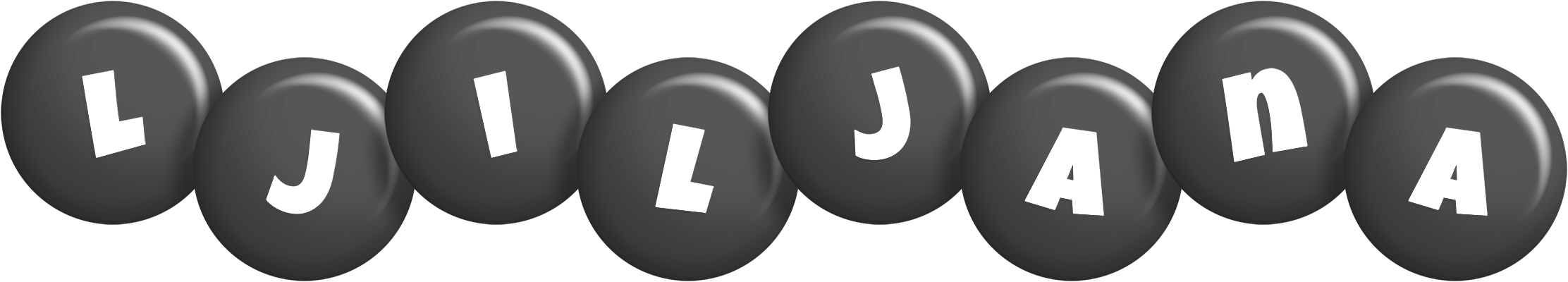 Ljiljana candy-black logo