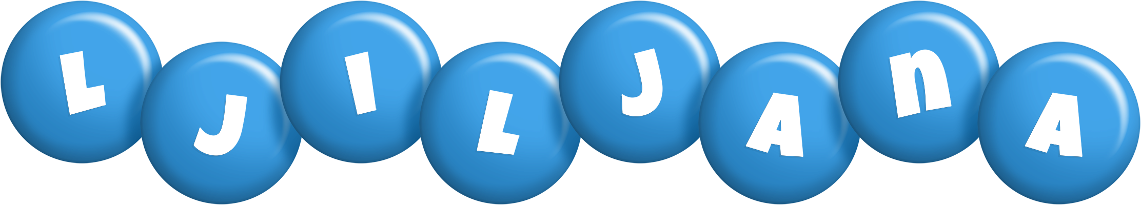 Ljiljana candy-blue logo