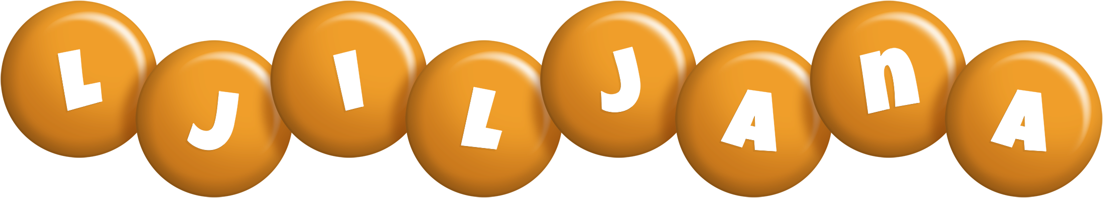 Ljiljana candy-orange logo