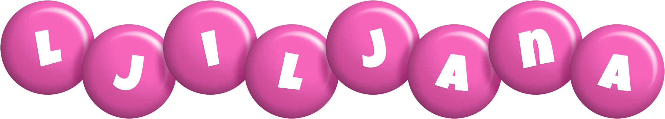 Ljiljana candy-pink logo