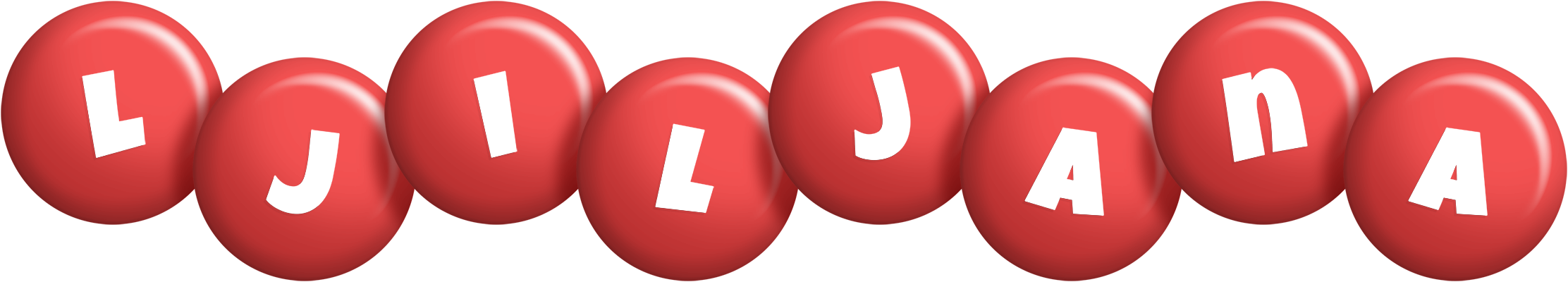 Ljiljana candy-red logo