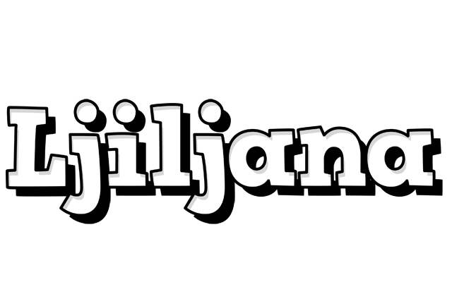 Ljiljana snowing logo