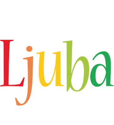 Ljuba birthday logo