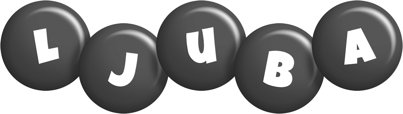 Ljuba candy-black logo