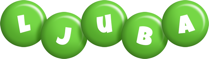 Ljuba candy-green logo