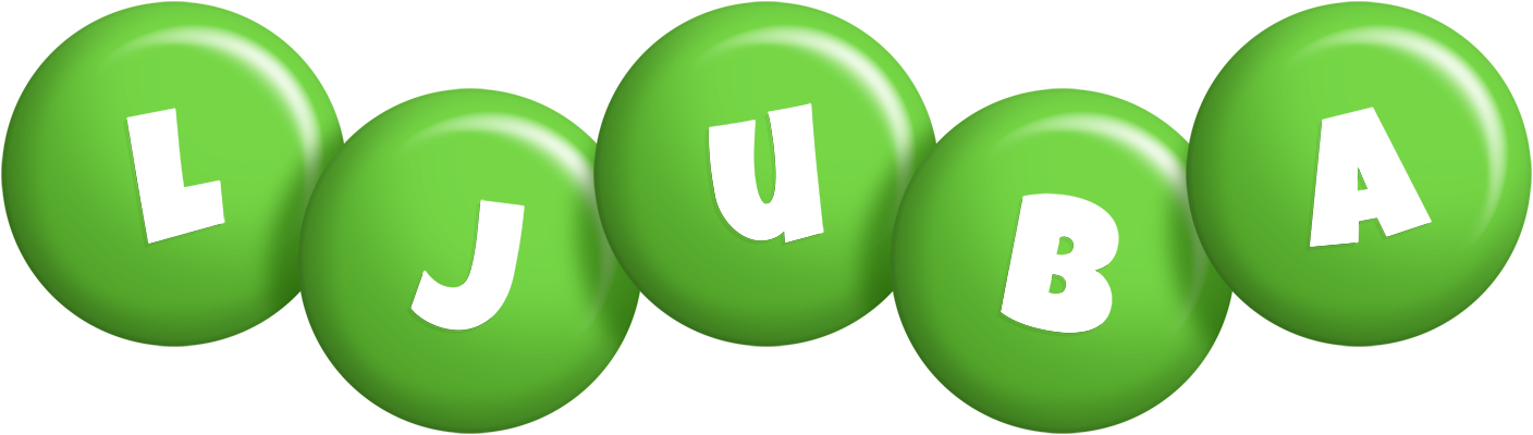Ljuba candy-green logo