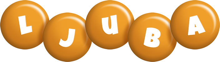 Ljuba candy-orange logo