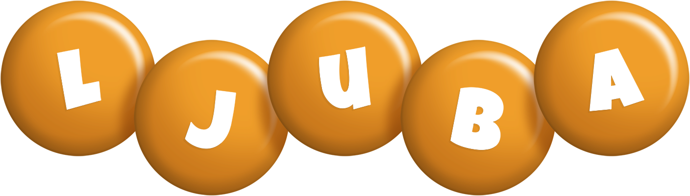 Ljuba candy-orange logo
