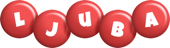 Ljuba candy-red logo