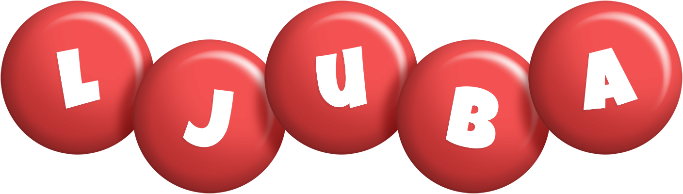 Ljuba candy-red logo