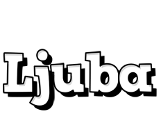 Ljuba snowing logo