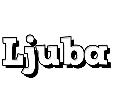 Ljuba snowing logo