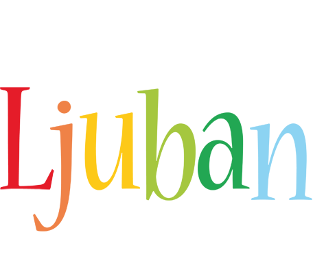 Ljuban birthday logo