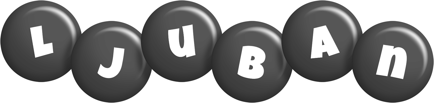 Ljuban candy-black logo