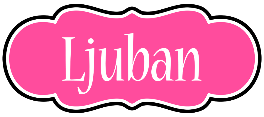 Ljuban invitation logo