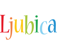 Ljubica birthday logo