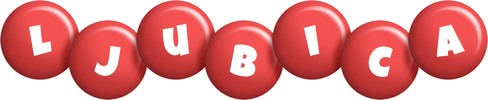 Ljubica candy-red logo