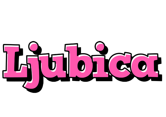 Ljubica girlish logo