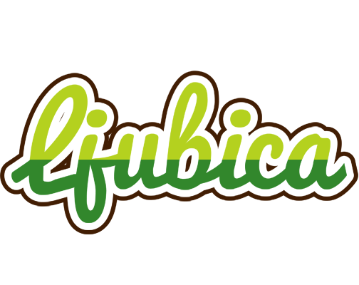 Ljubica golfing logo